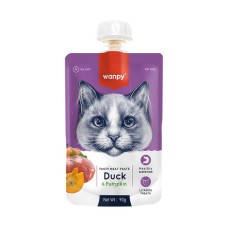 Wanpy Taze Ördekli-Bal Kabaklı Kedi Et Ezmesi 90 Gr