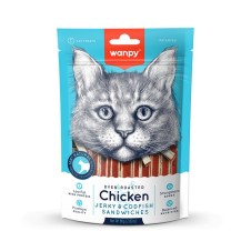 Wanpy Tavuklu-Morina Balıklı Kedi Ödülü 80 Gr