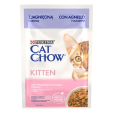 Purina Cat Chow Kitten Kuzu & Kabaklı Yaş Kedi Maması 85 gr