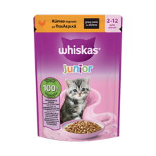 Whiskas Junior Kümes Hayvanlı Yavru Kedi Maması 28x85 gr