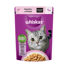 Whiskas Pure Delight Somonlu Yetişkin Kedi Yaş Mama 28x85 gr
