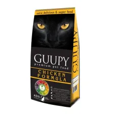 Guupy Yetişkin Kedi Maması Tavuklu 15 Kg