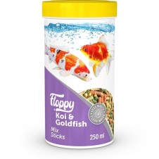 Floppy Koi & Goldfish Mix Sticks 250 ml Japon Balığı Yemi